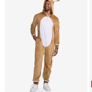 Fun Reindeer Hooded Onesie